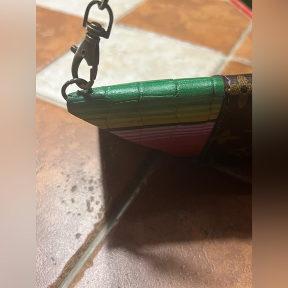 Keep It Gypsy Allie Upcycled & Leather Serape Mini Cellphone Crossbody - Picture 12 of 14